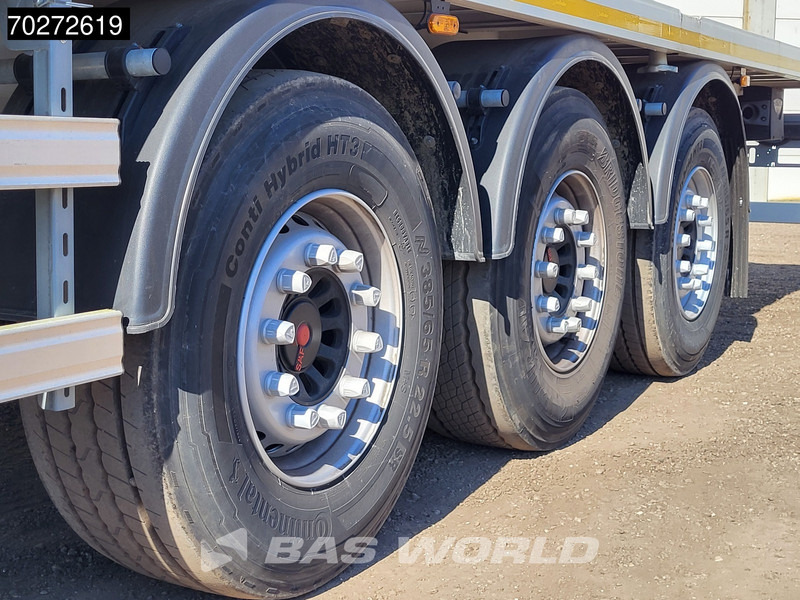 Semi-trailer flatbed baru Lecitrailer SR3E NEW! Liftachse Twistlocks: gambar 14