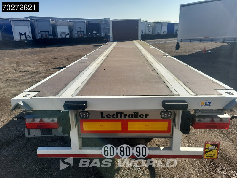 Semi-trailer flatbed baru Lecitrailer SR3E NEW! Liftachse Twistlocks: gambar 6