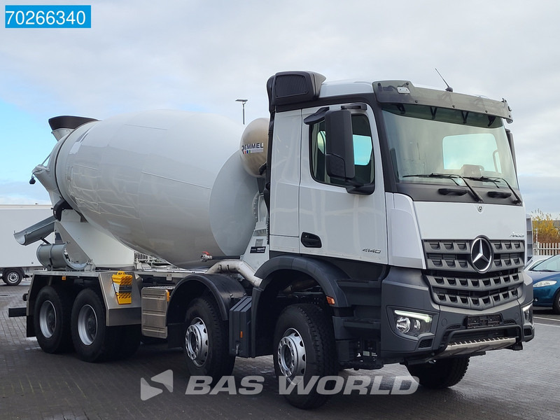 Truk pengaduk beton baru Mercedes-Benz Arocs 4140 8X4 NEW! 10m3 Remmel German mixer Big-Axle Euro 3: gambar 7