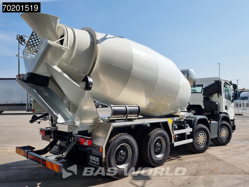 Truk pengaduk beton baru Scania P380 8X4 NEW! Euro 5 Manual Big-Axle 10m3 mixer Steelsuspension: gambar 6