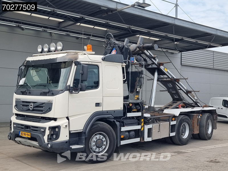 Hook lift, Truk derek Volvo FMX 460 6X4 X-Track 6x6 HMF1643 kran Crane Big-Axle Lenkachse Euro 5: gambar 8