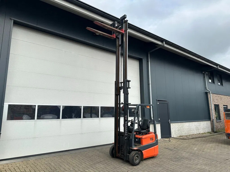 Forklift listrik Toyota FBESF15 1.5 ton Duplex Doorkijk Elektra Heftruck: gambar 15