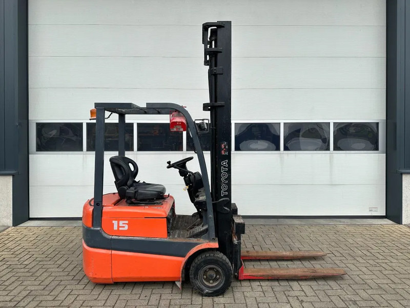 Forklift listrik Toyota FBESF15 1.5 ton Duplex Doorkijk Elektra Heftruck: gambar 19