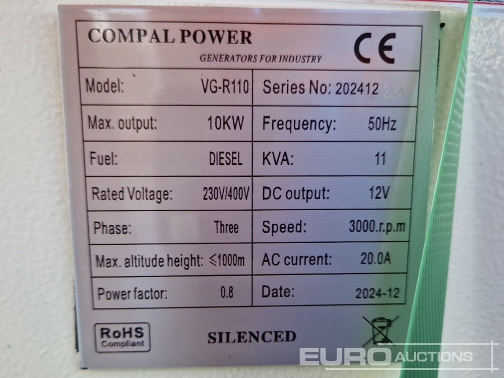 Genset Unused Compal Power VG-R110: gambar 12