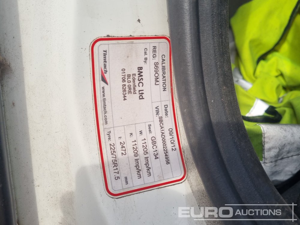 Platform udara yang dipasang di truk 1998 Iveco 4x2 Access Platform Truck, Stabilisers, Manual Gearbox (DVLA SCRAPPED MARKER): gambar 48